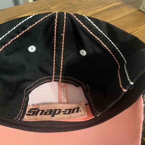 Snap on Tools Pink and Black Lace hat rare - Picture 2 of 5
